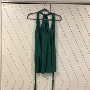 Emerald green Theory long tunic top P